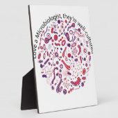 Plaque Photo Aimer un microbiologiste (Côté)