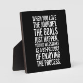 Plaque Photo Aimez Le Voyage, Profitez Du Processus - Motivatio (Recto)