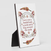 Plaque Photo Aimez-vous le boisseau et un pic (Côté)