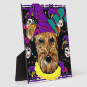 PLAQUE PHOTO AIRDALE TERRIER (Côté)