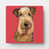 Plaque Photo Airedale Terrier (Devant)