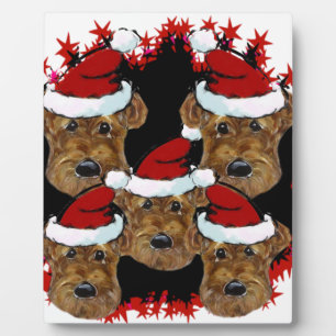 PLAQUE PHOTO AIREDALE TERRIER