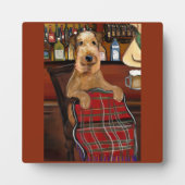 Plaque Photo Airedale Terrier (Devant)