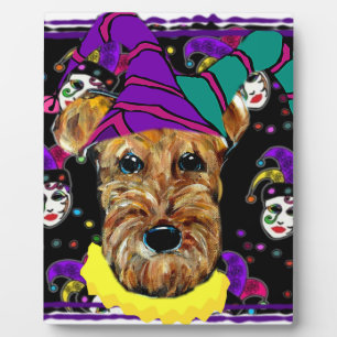 PLAQUE PHOTO AIREDALE TERRIER