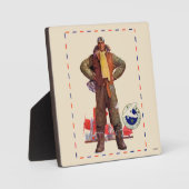 Plaque Photo Airmail Pilot (Recto)