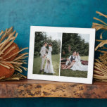 Plaque Photo Ajouter votre propre collection photo personnalisé<br><div class="desc">Design moderne et élégant imprimé Ajouter Your Own Custom 2 Photo Collage Plaque qui peut être customisé avec votre texte. Découvrez le magasin Graphic Art Design pour d'autres produits qui correspondent à ce design !</div>