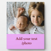 PLAQUE PHOTO AJOUTER VOTRE TEXTE PHOTO NOËL P (Devant)