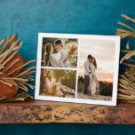 Plaque Photo Ajoutez Votre Propre Collage De 3 Photos Personnal<br><div class="desc">Cette conception imprimée Plaque de collage de 3 photos personnalisées minimale ajoutez votre propre personnalisé qui peut être personnalisé avec votre texte. Veuillez cliquer sur le bouton "Personnaliser" et utiliser notre outil de conception pour modifier ce modèle. Découvrez la boutique Graphic Art Design pour d'autres produits qui correspondent à ce...</div>