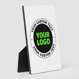 Plaque Photo Ajoutez votre propre logo d'entreprise ou design t