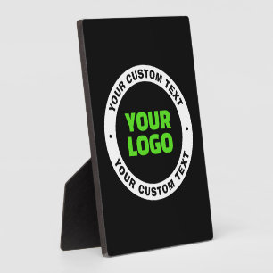 Plaque Photo Ajoutez votre propre logo d'entreprise ou design t