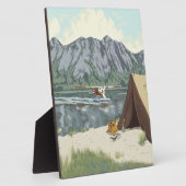 Plaque Photo Alaska Bush Avion Et Pêche Voyage (Côté)