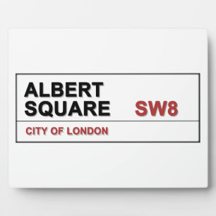 Plaque Photo Albert Square Londres Angleterre