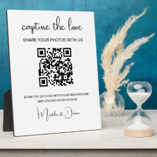 Plaque Photo Album de photos de mariage Capturez l'amour avec c