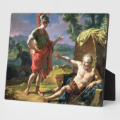Plaque Photo Alexander and Diogenes, 1818 (oil on canvas) (Côté)