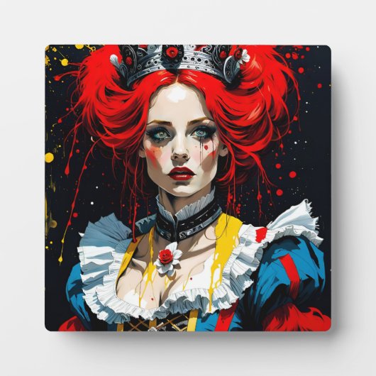 Plaque Photo Alice, reine rouge (Devant)