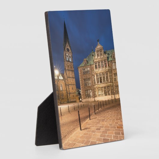 Plaque Photo Allemagne de Brême (Côté)