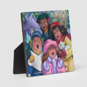 Plaque Photo Aller à une illustration de covoiturage (Recto)