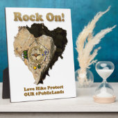 Plaque Photo ALLEZ ! Aimer La Randonnée Protéger Nos Terres Pub (Côté)