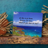 Plaque Photo Allez Big ou rentrez chez vous aller chercher le g (Côté)