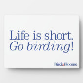 Plaque Photo Allez Birding ! (Devant)