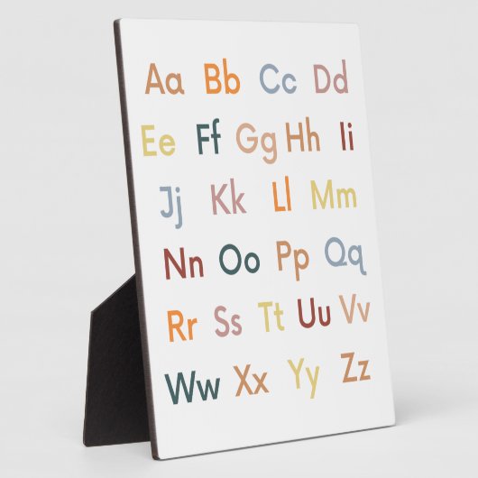 Plaque Photo Alphabet ABC Classroom Decor (Côté)