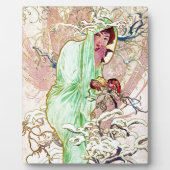 Plaque Photo Alphonse Mucha Winter II (Devant)