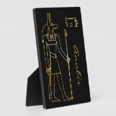 Plaque Photo Altar égyptien Anubis Pagan (Côté)