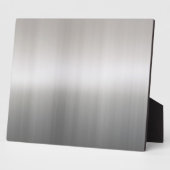 Plaque Photo Aluminium brossé classique (Côté)