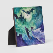 Plaque Photo Amateurs de vol - Peinture aquarelle (Recto)