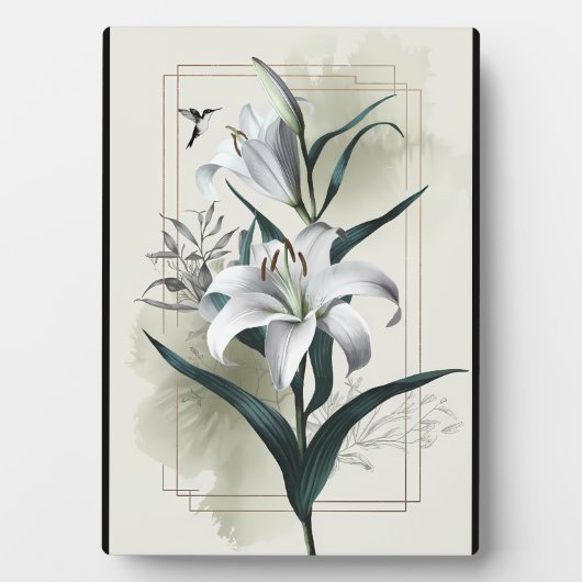 Plaque Photo Amazon Lily Art - Style or & Scandi (Devant)