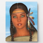 Plaque Photo Amérindienne (Devant)