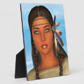 Plaque Photo Amérindienne (Côté)