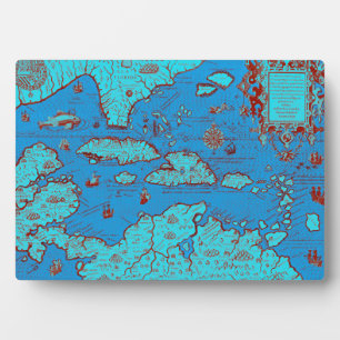 Plaque Photo Amérique centrale ("America Occidentalis")