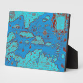 Plaque Photo Amérique centrale ("America Occidentalis") (Côté)