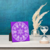 Plaque Photo Amethyst Mandala (Insitu)