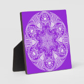 Plaque Photo Amethyst Mandala (Recto)