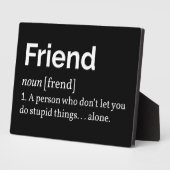 Plaque Photo Ami Définition I (Côté)