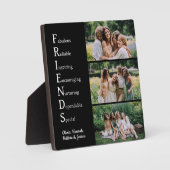 Plaque Photo AMIS Photo personnalisée (Recto)