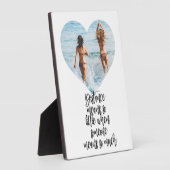 Plaque Photo Amitié longue distance BFF Amis Cadeaux Besoins (Côté)