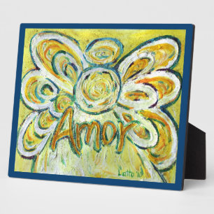 Plaque Photo Amor Inspirational Angel Word Peinture Poème Plaqu
