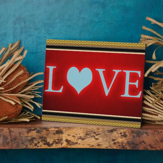 Plaque Photo Amour (Côté)