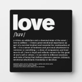 Plaque Photo Amour (Devant)