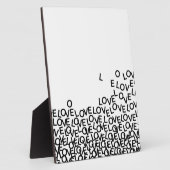 Plaque Photo amour amour (Côté)