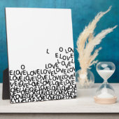 Plaque Photo amour amour (Côté)