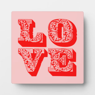 Plaque Photo AMOUR carrée