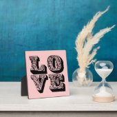 Plaque Photo AMOUR carrée (Insitu)