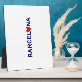 Plaque Photo Amour de Barcelone (Côté)