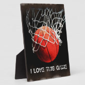 Plaque Photo Amour du basket-ball (Côté)