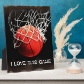 Plaque Photo Amour du basket-ball (Côté)