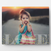 Plaque Photo Amour et étincelles (Devant)